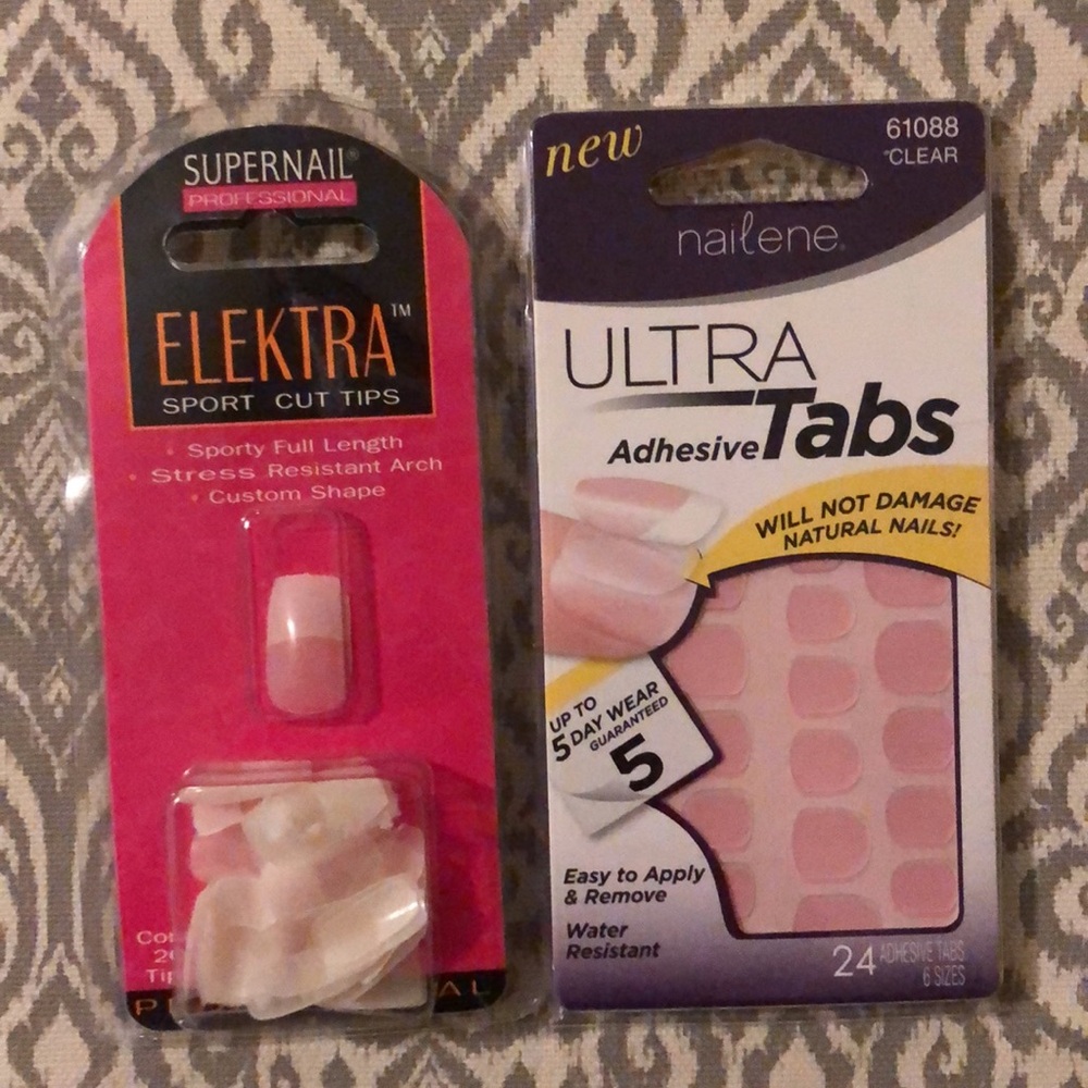 Supernail Professional Press on Nails With Adhesive Tabs